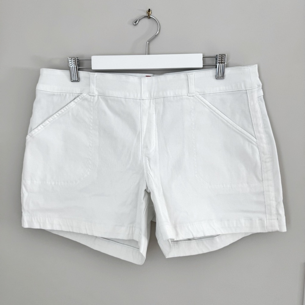 SPANX Stretch Twill Shorts size XL white - Picture 5 of 13